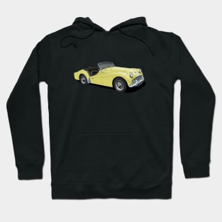 Triumph TR3 in yellow Hoodie